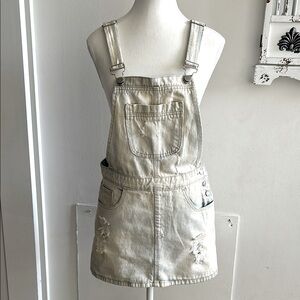 Forever 21 Light Blue Denim Overalls